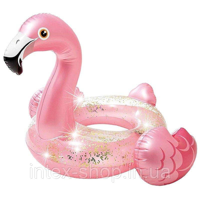 Надувний круг Intex 56251 Рожевий Фламінго (99 см)
