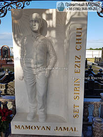 Красивый памятник ребенку со статуей из мрамора. Фото с.Березовка, Киевская обл. 5