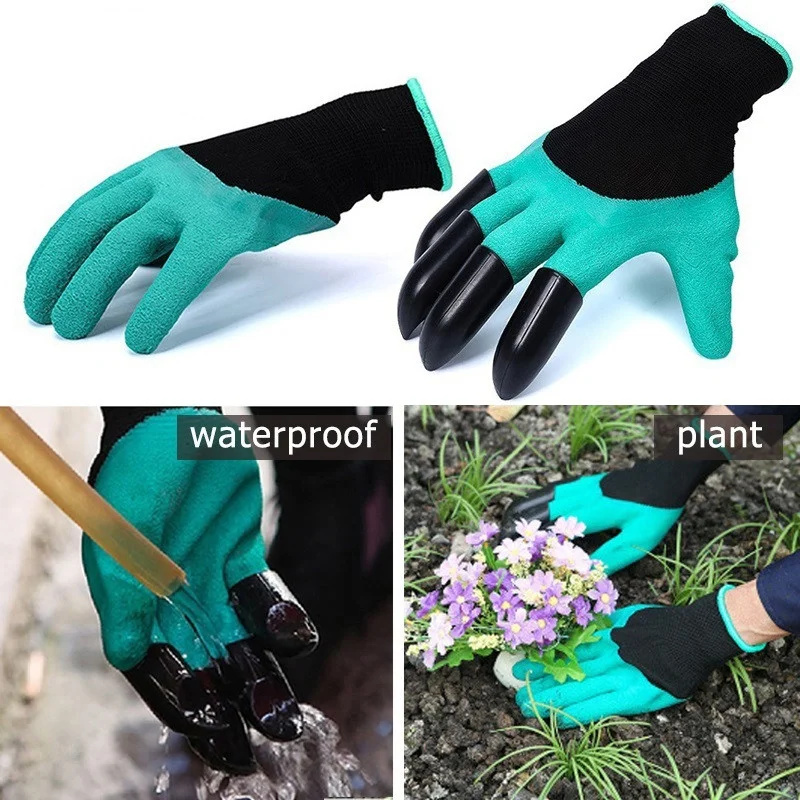 Рукавички з кігтями для саду Garden Glove