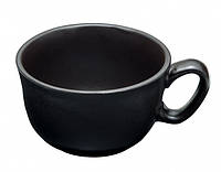 Чашка 280 мл, Черная (Pro Ceramics) Черный-мат