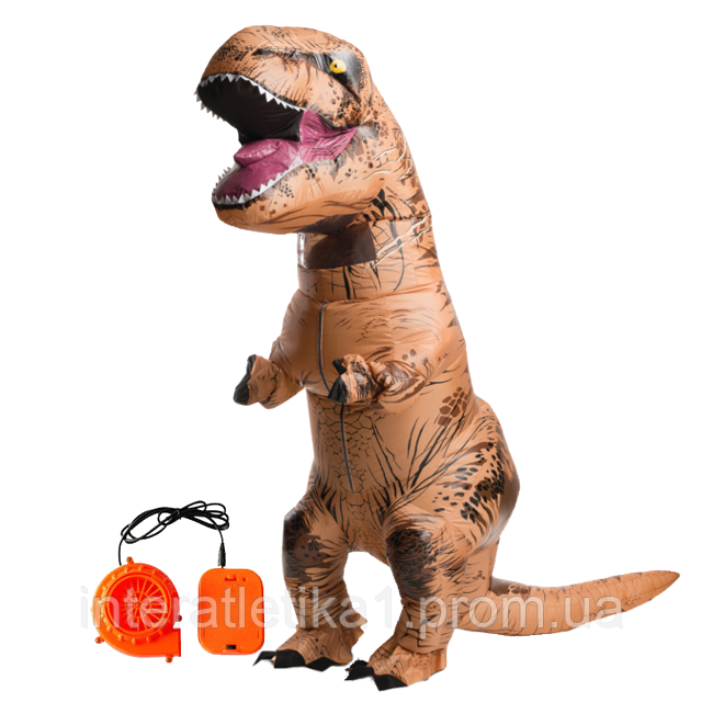Надувний костюм T-REX, Коричневий
