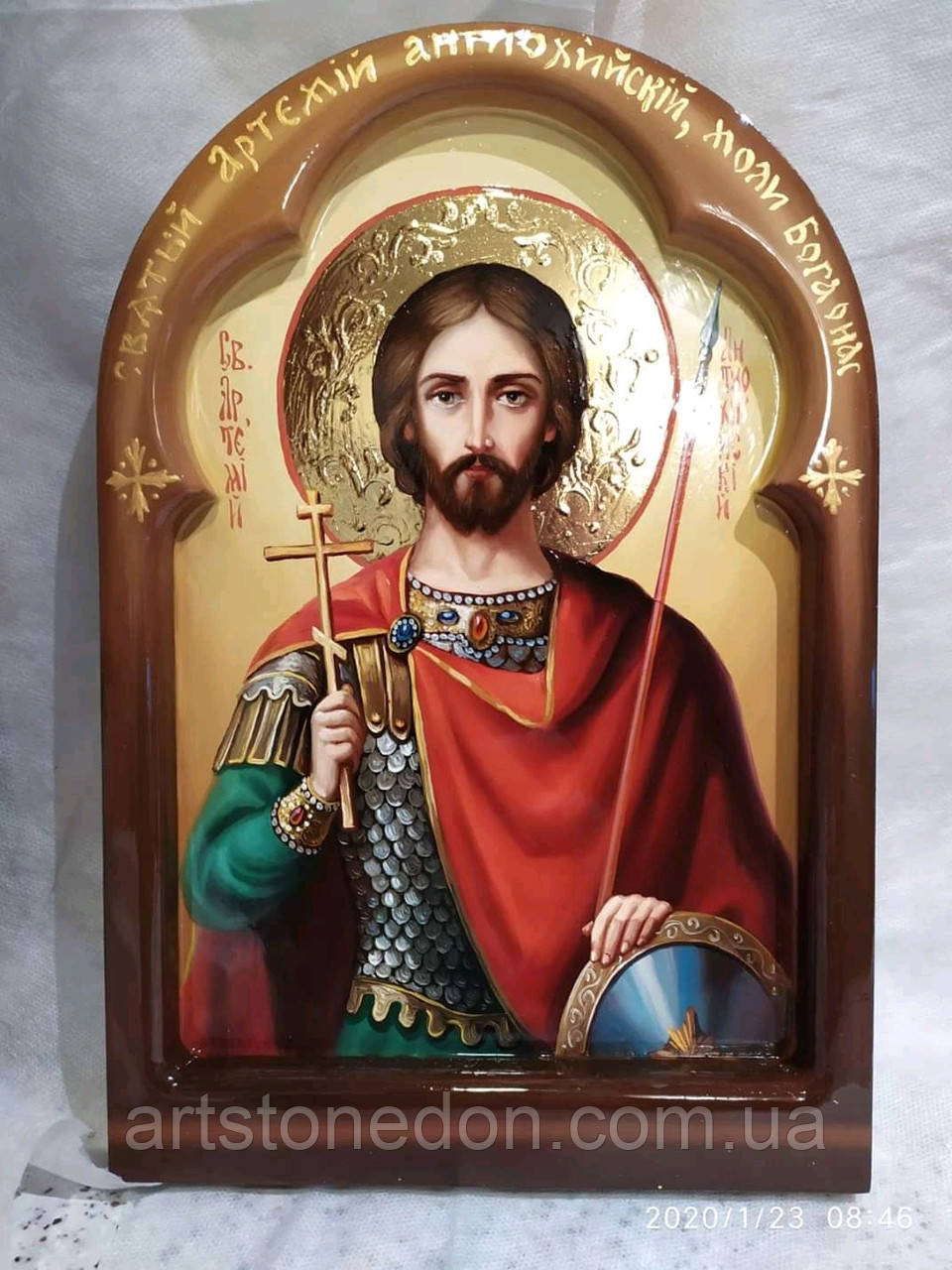 Икона писаная Святой вмч. Артемий Антиохийский - фото 1 - id-p1114847538