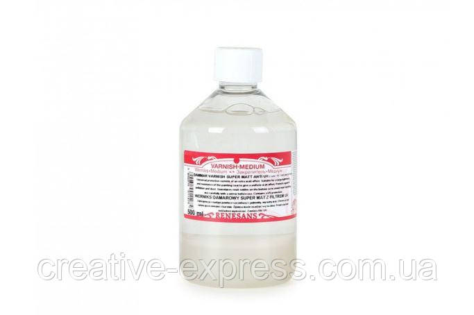 Лак дамарний суперматовий 500мл, Renesans