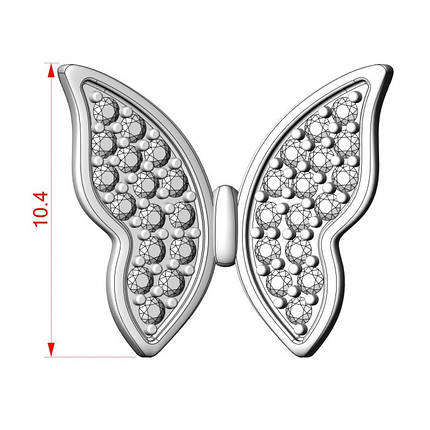 Сережки жіночі пусети, фото 2