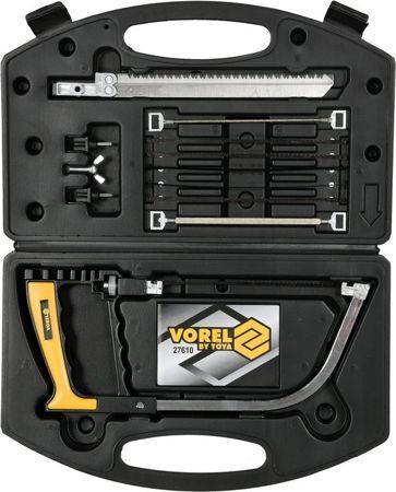 Ножівка універсальна з полотнами в кейсі VOREL 27610 (Польща), фото 1