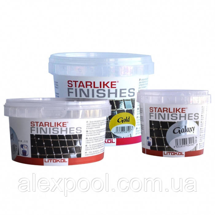 Litokol Starlike EVO - Finishes: GALAXY, SPOTLIGHT, GOLD 75 гр (добавка у всі базові кольори STARLIKE EVO2.5кг