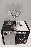 Набір келихів для червоного вина 245 мл 6 шт скляних Alexander Superior