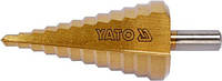 Сверло конусное ступенчатое по металлу YATO YT-44740 (Польша)