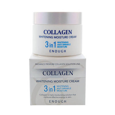 Освітлювальний крем із колагеном Enough Collagen Whitening Moisture Cream 3 in 1 50 мл