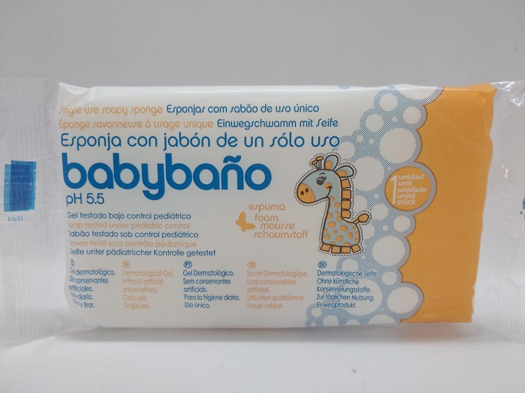 Одноразова пінна губка для дитячої гігієни Jalsosa Babybano, фото 1