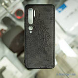 Чохол TPU + Textile Mandala з 3D тисненням Xiaomi Mi Note 10 Black, фото 2