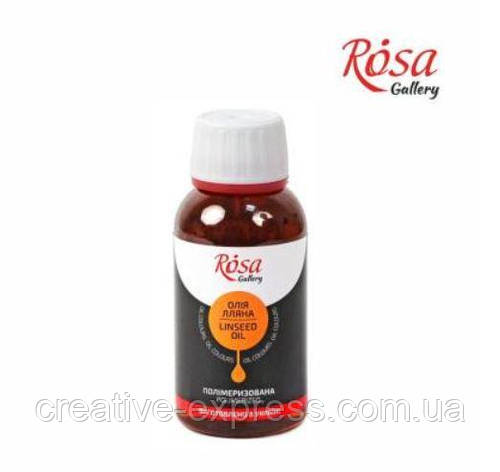 Олія лляна полімеризована, 125мл, ROSA Gallery, фото 1