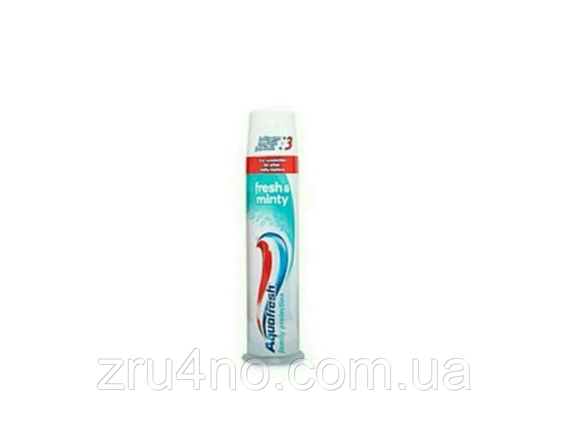 Зубна паста Aquafresh fresh&minty з дозатором 100ml