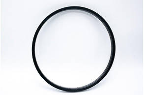 Обід 20" Al 28H 14G одност. чорн. мат. HLQ-09