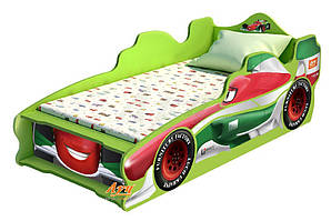 Ліжко дитяче Франческо "Тачки" Промінь 80х160 зелений