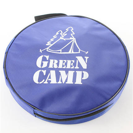 Відро похідне туристичне GreenCamp 11 л складане для кемпінгу 2 кольори, фото 2