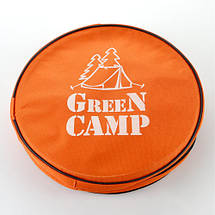 Відро похідне туристичне GreenCamp 11 л складане для кемпінгу 2 кольори, фото 3