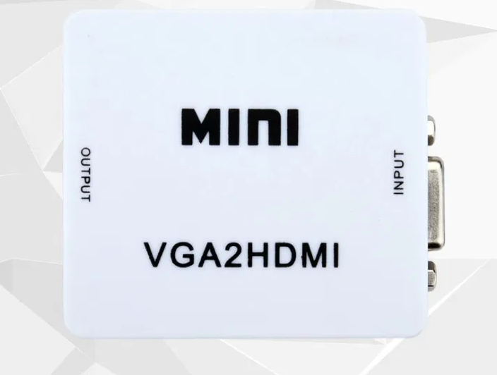 Конвертер відео VGA->HDMI +аудіо 1080 VGA2HDMI перехідник для монітора