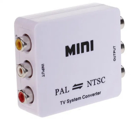 Конвертер відеосигналу pal ntsc адаптер перехідник двоспрямований