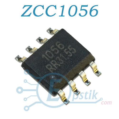 ZCC1056, контролер заряду, 4.2 В 1000 мА, SOP8