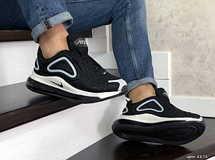 Чоловічі кросівки Nike air max 720,чорно білі 41р, фото 2