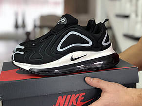 Чоловічі кросівки Nike air max 720,чорно білі 41р, фото 2