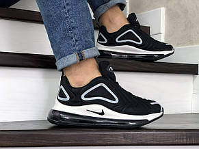 Чоловічі кросівки Nike air max 720,чорно білі 41р, фото 2