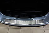 Захисна накладка на задній бампер для Dacia Logan MCV II 2012-2017 /нерж.сталь/, фото 2