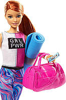 Лялька Барбі Barbie Активний відпочинок Релакс Фітнес Руда GJG57, фото 3