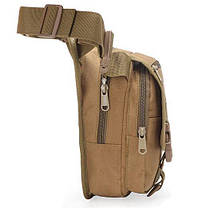 Сумка кобура тактична через плече HLV А9001 Beige, фото 5