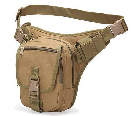 Сумка кобура тактична через плече HLV А9001 Beige, фото 1