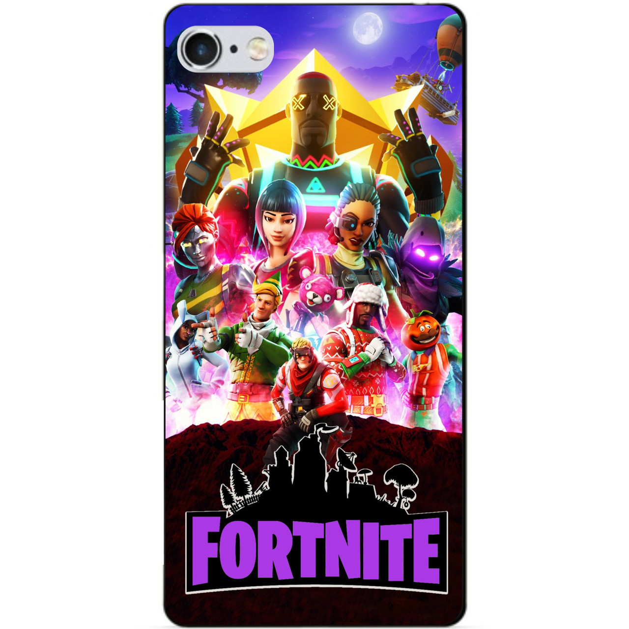 Силіконовий бампер чохол для Iphone 6 з малюнком Fortnite Фортнайт