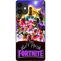 Силіконовий бампер чохол для Iphone 11 з малюнком Fortnite Фортнайт