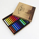 Пастель художня професійна суха, 24 кольору, Maries MASTER, фото 3