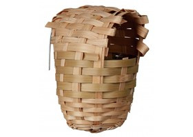 Гніздо для папуг з бамбука Trixie,15*12 см,, фото 1