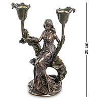 Статуетка, свічник Дівчина з квітами Veronese WS-971