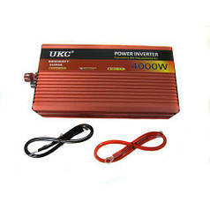 Інвертор автомобільний перетворювач напруги з функцією плавного пуску UKC 24V-220V AR 4000W (N008332)