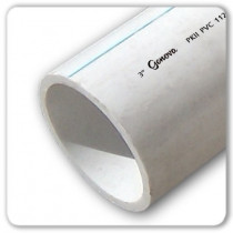 Труба ПВХ біла Genova SCH 40. USA PVC pipe 75, 3", 3.048 м