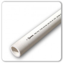 Труба ПВХ біла Genova SCH 40. USA PVC pipe 40, 1½", 3.048 м