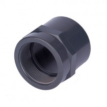 Муфта ПВХ, 20 мм × 1⁄2" (КВ-РВ) Omega Нове, Єгипет, 63×2", 16 bar, до 60 ºС, ПВХ, Муфти