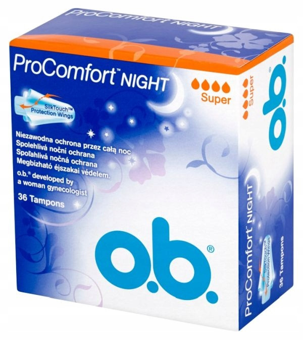 Тампони нічні o.b. ProComfort Super Night ****, 48 шт.