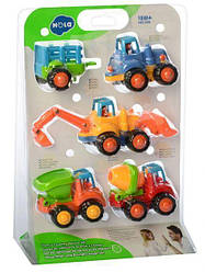 Набор машинок стройтехники Limo Toy 326 4 шт (N010740)