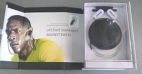 Навушники вакуумні AT-BT33 Sports Wireless Bluetooth V4.0 срібло, фото 2