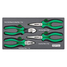 Набір пасатижів 4ед. (в ложементі) TOPTULPRO GEA0407