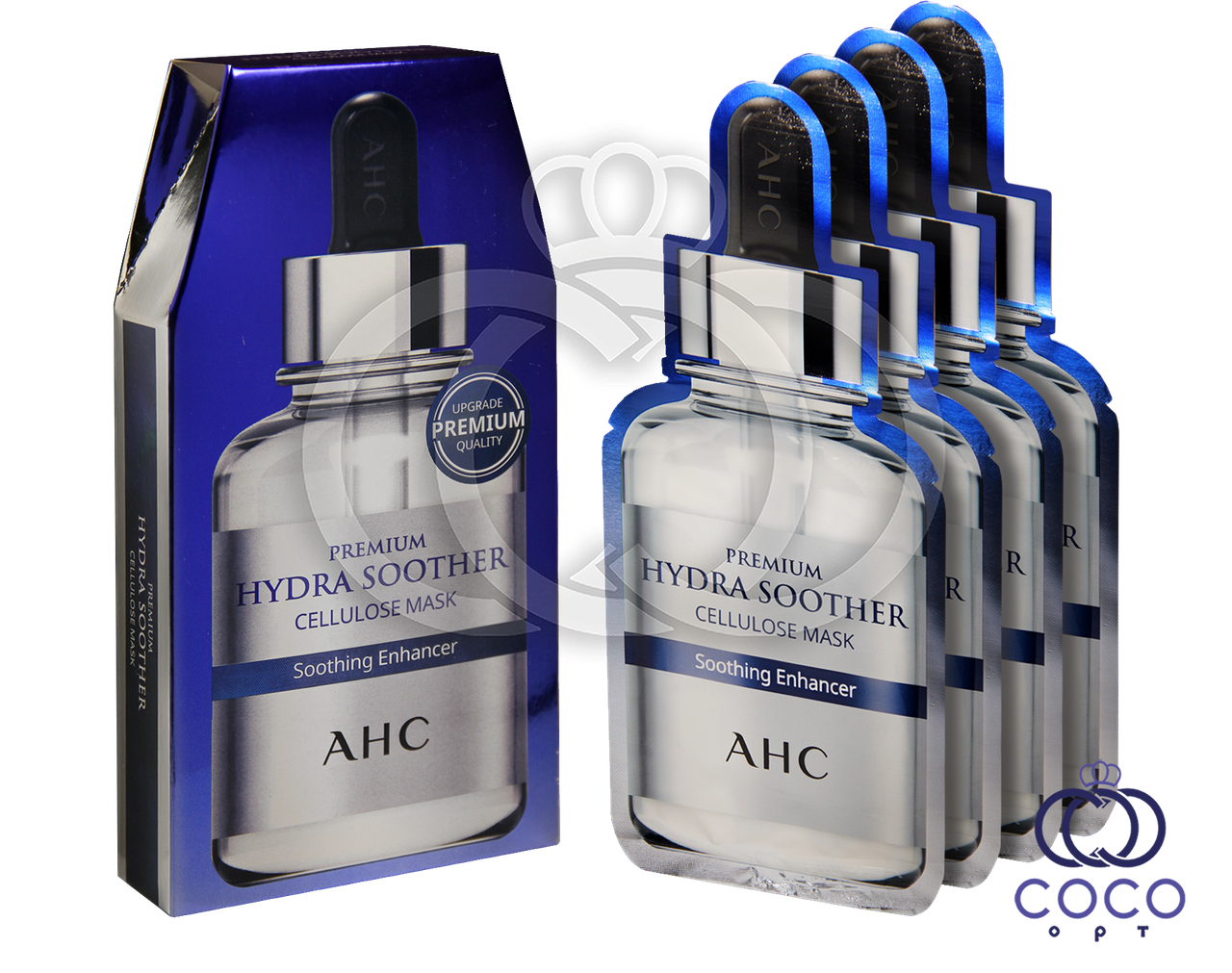 Премиальная ампульная маска AHC Premium Hydra Soother Cellulose Mask c гиалуроновой кислотой качество оригина, фото 1