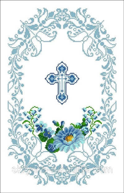 Заготовка для вишивки Пасхальний рушник Христос Воскрес ХВВГ-121