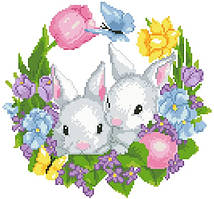 Заготовка для вишивки "Великодній рушничок" ХВГ-029 (розмір 32х40,5 см)