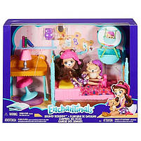 Ігровий набір із лялькою Енчантималс Enchantimals Спальня Ведмедики Брен і її вихованець FRH46, фото 8