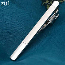 Чоловіча затискача-шпилька для краватки сріблястого кольору