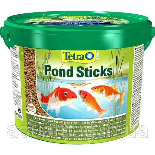 Корм для прудовых рыб TetraPond Sticks - 10л+2л/1440 гр (основное питание для комет, золотых рыб, карпов кои) - фото 2 - id-p108892205